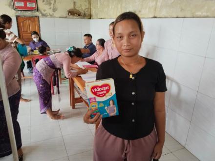 Kegiatan Posyandu di Banjar Dinas Kembang Sari,Desa Pangkungparuk, tanggal 12 Pebruari 2026